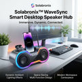 Solabronix™ WaveSync Smart Desktop Speaker Hub