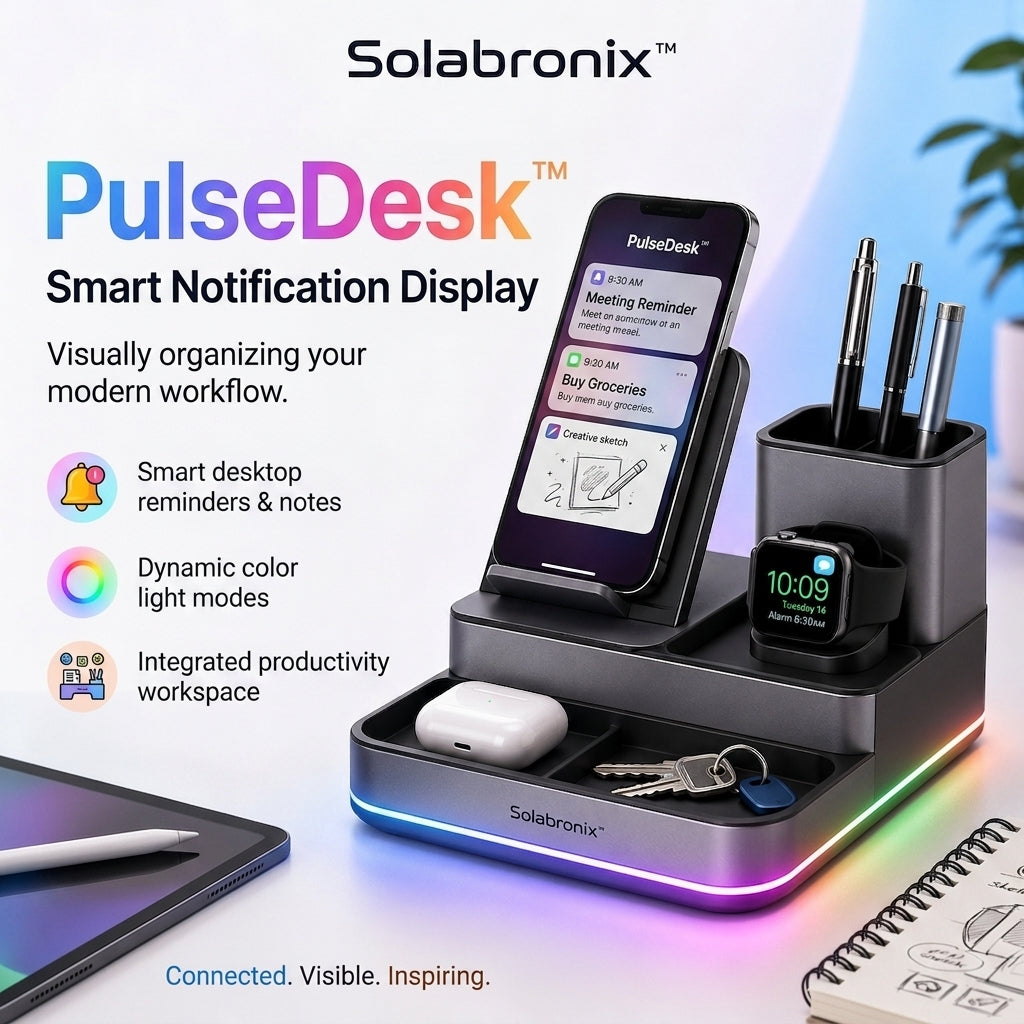 Solabronix™ PulseDesk Smart Notification Display