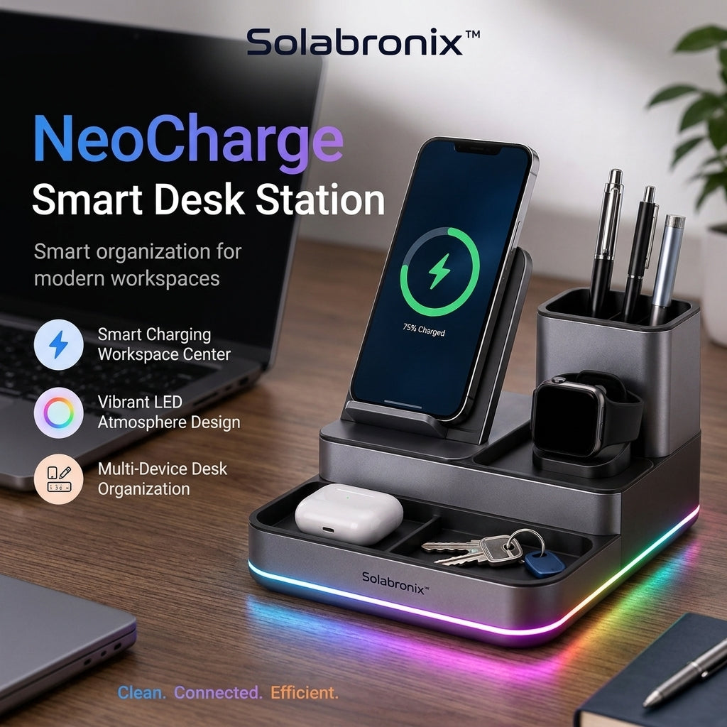 Solabronix™ NeoCharge Smart Desk Station